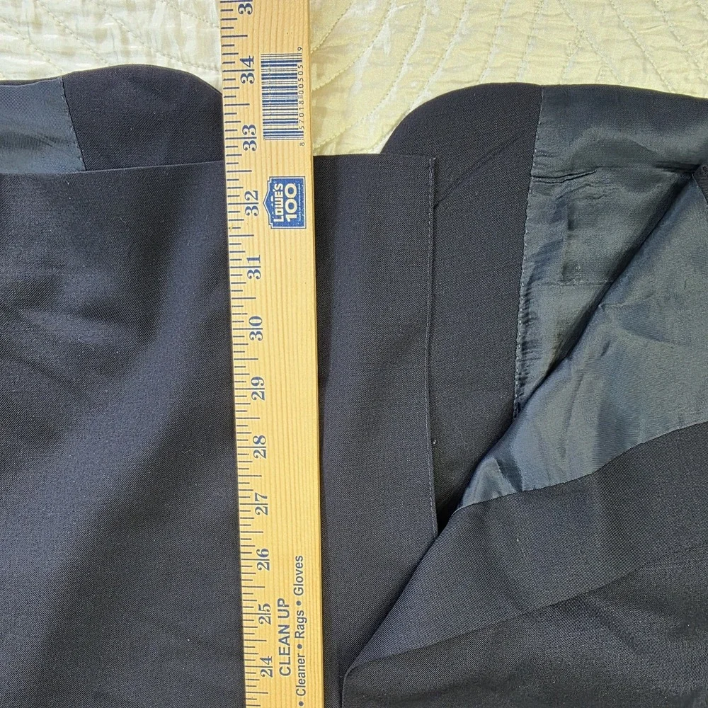 Lauren Ralph Lauren Blazer Mens 54L Blue Wool‎ Classic Career Jacket Office Coat